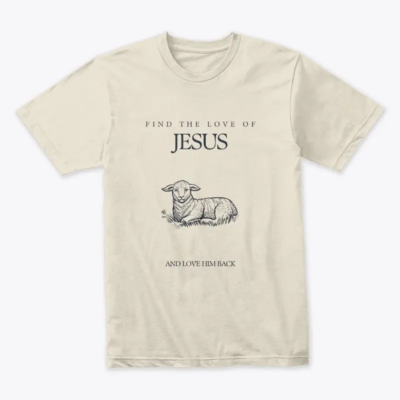 Find The Love of Jesus Tee, Khaki