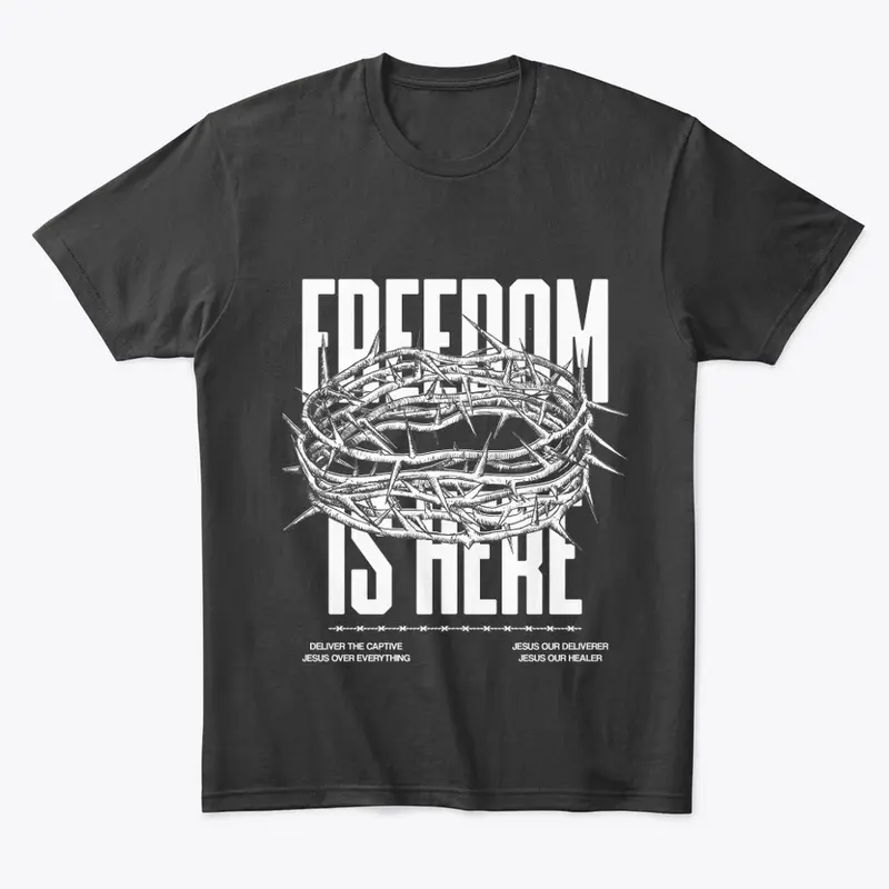 Freedom Is Here Short Sleeve, Black